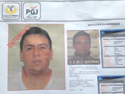 Imagen del detenido, Joel Javier Rodr&iacute;guez Fuentes