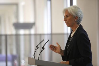 La presidenta del Fondo Monetario Internacional, Christine Lagarde.