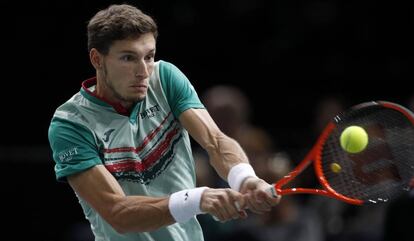 Pablo Carreño, durante un partido reciente en París-Bercy.