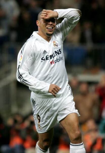 Ronaldo celebra su gol.