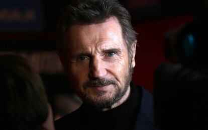 El actor Liam Neeson, en Dublín en 2018.