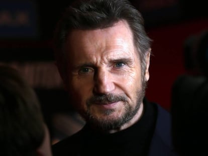 El actor Liam Neeson, en Dublín en 2018.