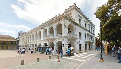 El Palacio de la Proclamaci&oacute;n, que albergar&aacute; el Centro Gabo, en Cartagena, Colombia.