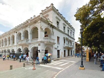 El Palacio de la Proclamaci&oacute;n, que albergar&aacute; el Centro Gabo, en Cartagena, Colombia.