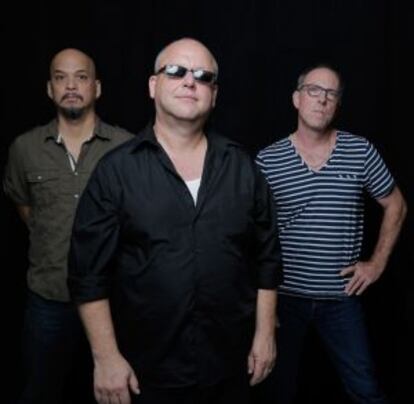 Os membros de The Pixies.