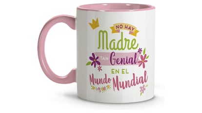 Taza con mensaje.