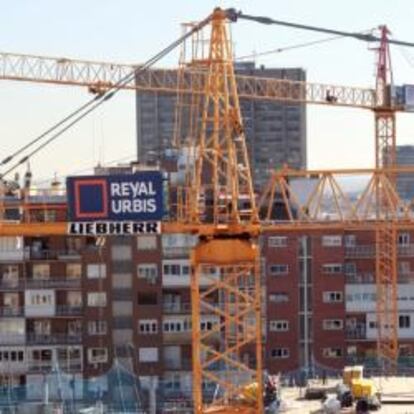 Construcción de Reyal Urbis en el centro de Madrid