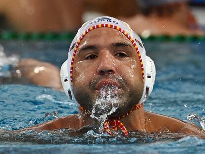 Felipe Perrone, durante la semifinal del Mundial, ante Croacia.