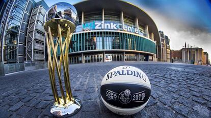 Copa del rey de balonceto 2019 entre el Real Madrid y Barcelona en el WiZink Center