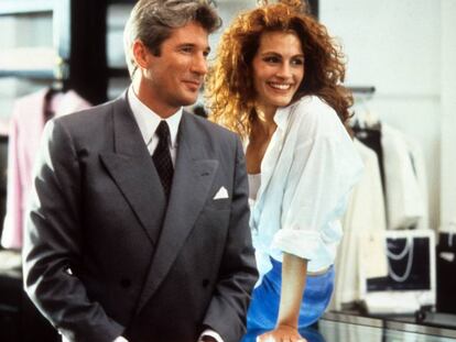 Richard Gere y Julia Roberts, en ?Pretty Woman', 1990.