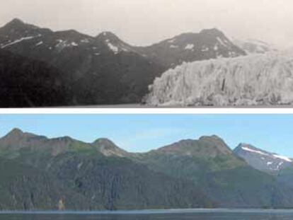 El glaciar McCarty, en Alaska