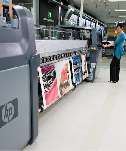 Impresora de gran formato HP Scitex LX850.