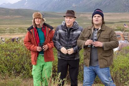 Owen Wilson, Steve Martin and Jack Black in &#039;The Big Year.&#039;