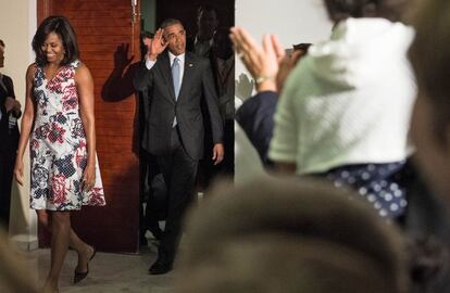 El presidente Barack Obama y su esposa Michelle, por las calles de La Habana.