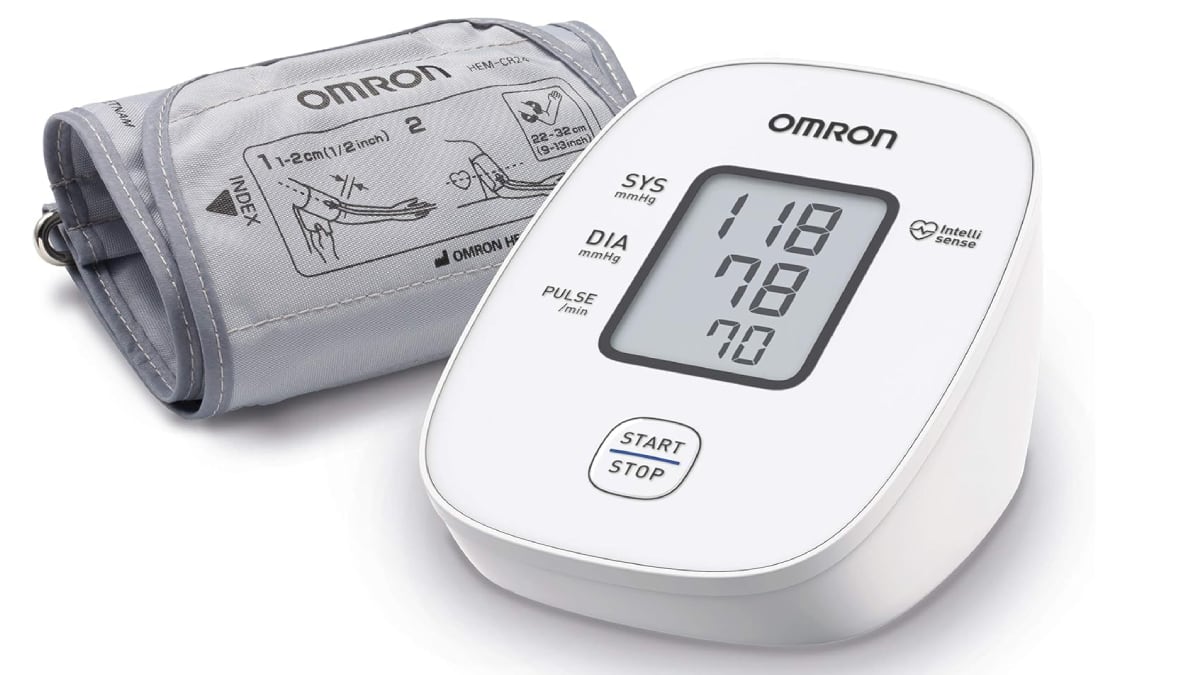 Tensiómetro de brazo digital Omron X2.