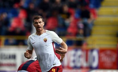 Dzeko, goleador de la Roma.