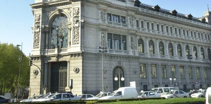 Fachada del Banco de Espa&ntilde;a.