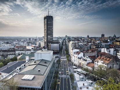 La torre més alta de Belgrad, Beogradanka.