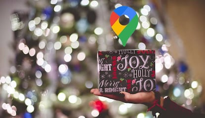 Compra en navidades con la ayuda de Google Maps.