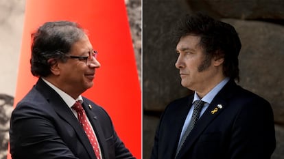 Gustavo Petro y Javier Milei.