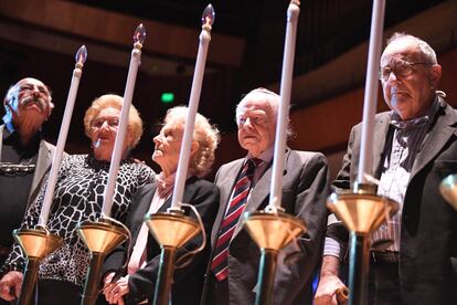 La DAIA conmemora el 27 de abril en Buenos Aires el Día del Holocausto y del Heroísmo, al cumplirse el 74 aniversario del levantamiento del gueto de Varsovia.