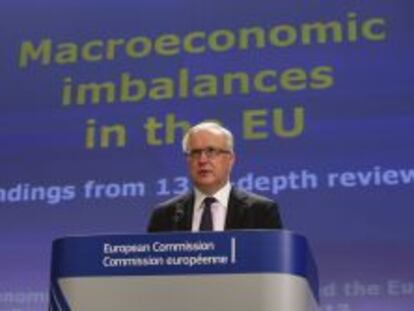 El comisario de Asuntos Econ&oacute;micos y Financieros de la UE, Olli Rehn. 