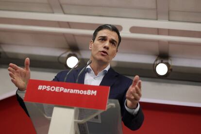 El l&iacute;der del PSOE, Pedro S&aacute;nchez.