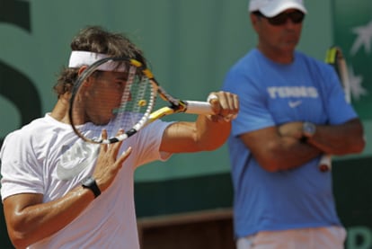 Nadal se entrena en París