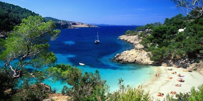 Cala Salada, en San Antonio.