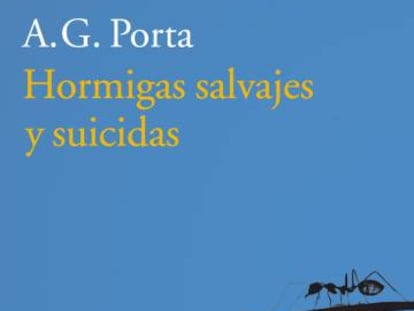 Detalle de la portada de 'Hormigas salvajes y suicidas'. 