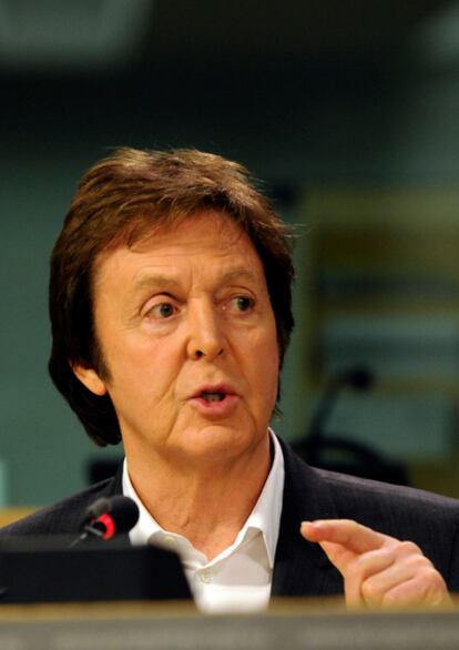 Paul McCartney en diciembre de 2009