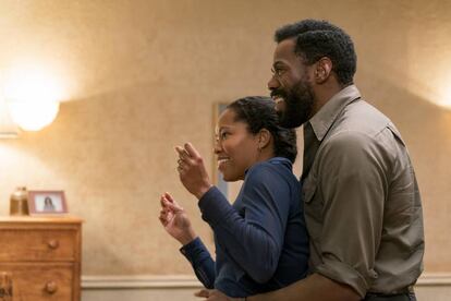 Regina King y Colman Domingo, en la película.