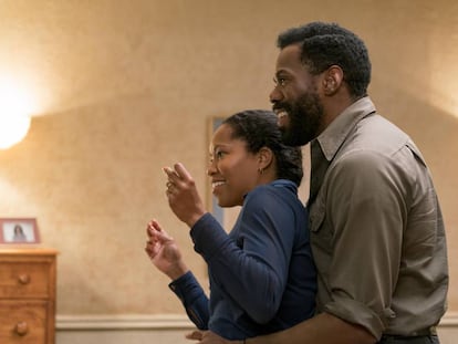 Regina King y Colman Domingo, en la película.