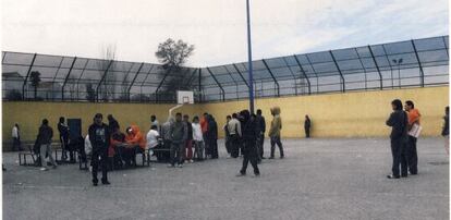 The Aluche Alien Internment Center (CIE) in Madrid