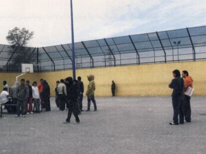 The Aluche Alien Internment Center (CIE) in Madrid