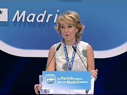 Gallardón: 'La unidad interna del PP se demuestra mirando el apoyo de Esperanza Aguirre a Mariano Rajoy'