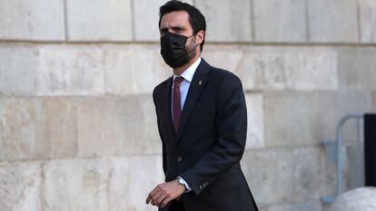 El expresidente del Parlamento de Cataluña, Roger Torrent.