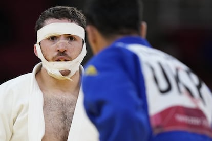  El vallisoletano Alberto Gaitero fue eliminado este domingo ante el ucraniano Georgii Zantaria en la primera ronda del torneo de judo 66 kg, desvaneciéndose la posibilidad de medalla en los Juegos de Tokio.  