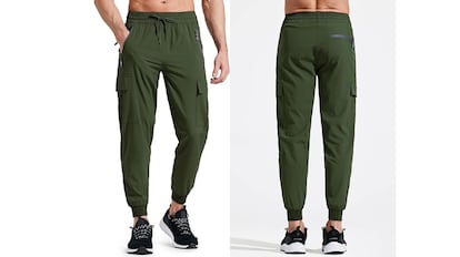 pantalones de trekking para hombre confeccionados en tiro bajo.