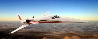 El avión Aerion Supersonic Bussiness, capaz de volar más rápido que el sonido.