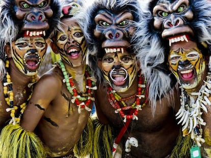 Una comparsa del carnaval de Barranquilla, en Colombia.