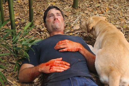 Matthew Fox, en el último episodio de 'Perdidos'.