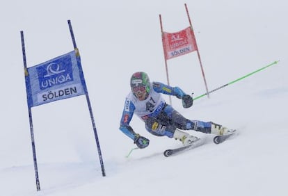 Ted Ligety, durante una prueba de la Copa del Mundo.