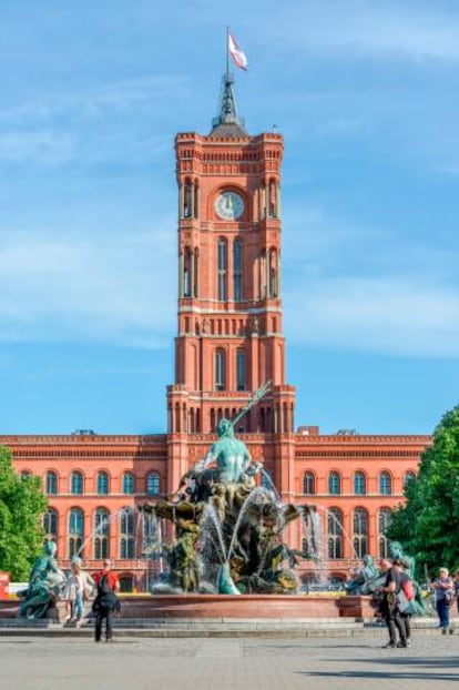 El Rotes Rathaus de Berlín.