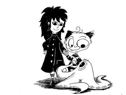 Il·lustració de Saul Daru del llibre La Serpentina i l’antiga família.