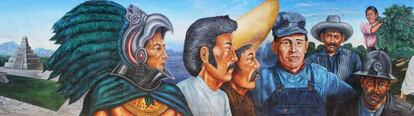 'El proletariado de Aztlán' (1979), del chicano Emigdio Vasquez.