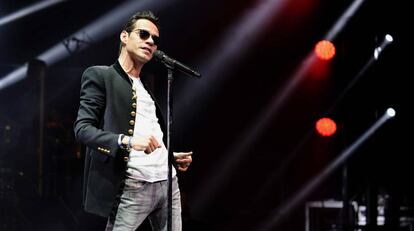 El cantante Marc Anthony.