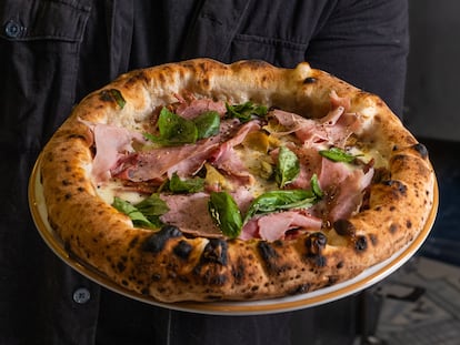 Una pizza de Napoli on the Road, en Londres.