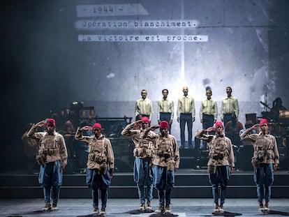 Montaje de la ópera 'Le Vol du Boli' en el Théâtre du Châtelet de París.