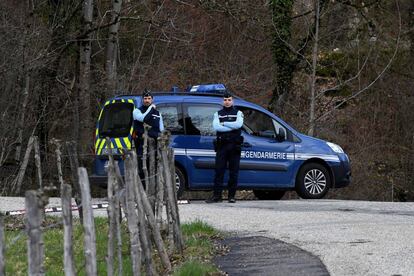 Dispositivo policial en torno al lugar donde Lelandais admitió haber matado a Arthur Noyer